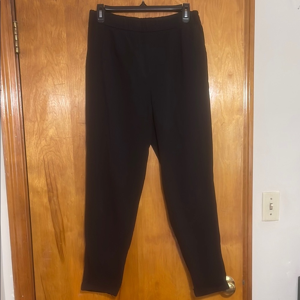 Forever 21 Black Slim-Fit Trousers